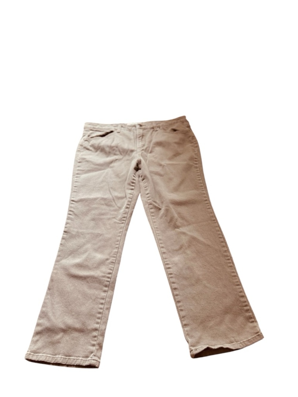 🆕Faded Glory Straight Leg Jeans in Beige/Tan